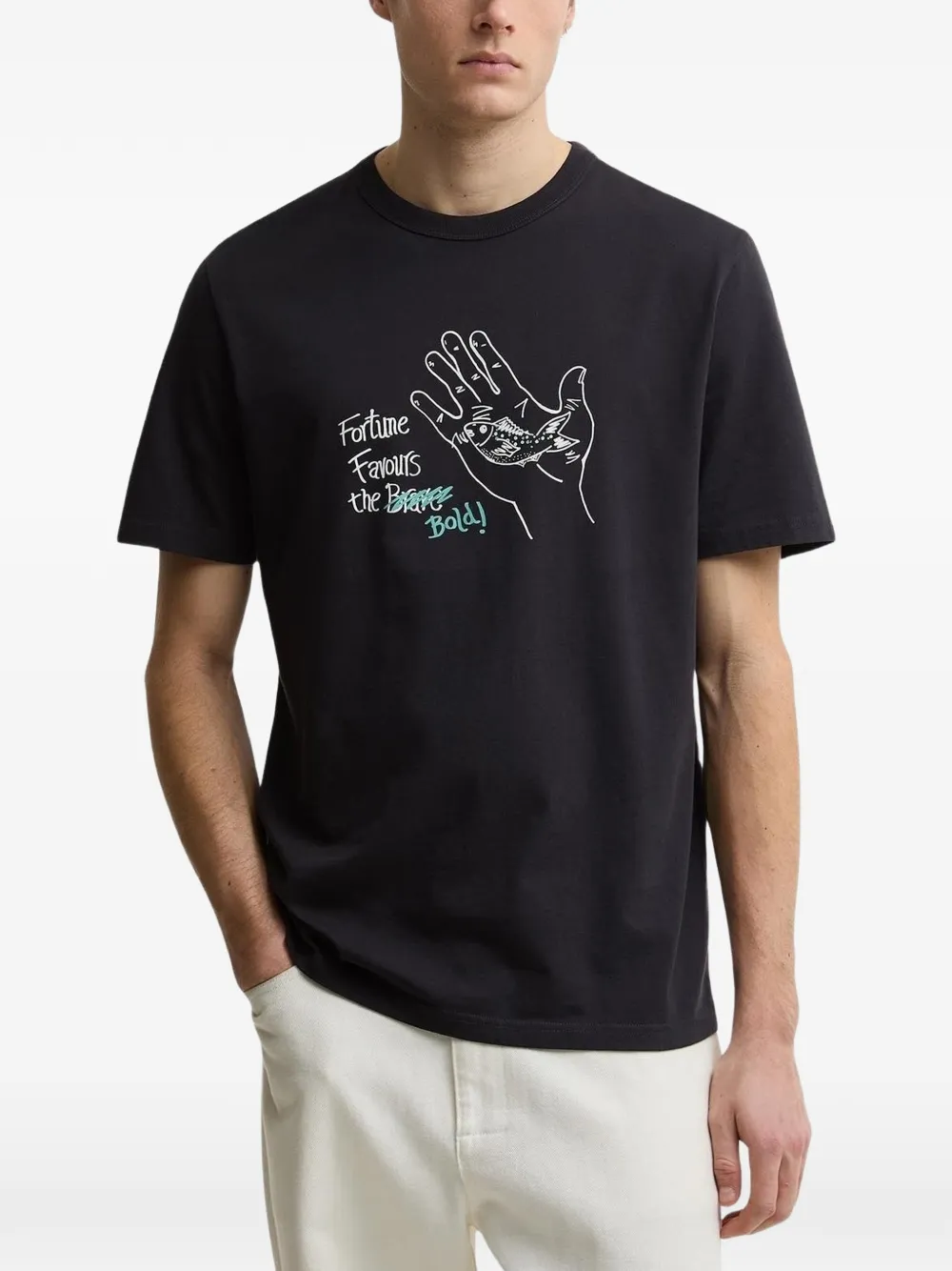 X Paul Smith Graphic-Print T-Shirt