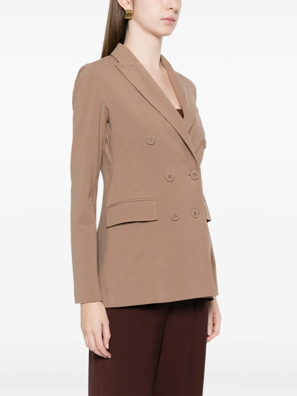 Circolo 1901 Blazer met dubbele rij knopen Beige