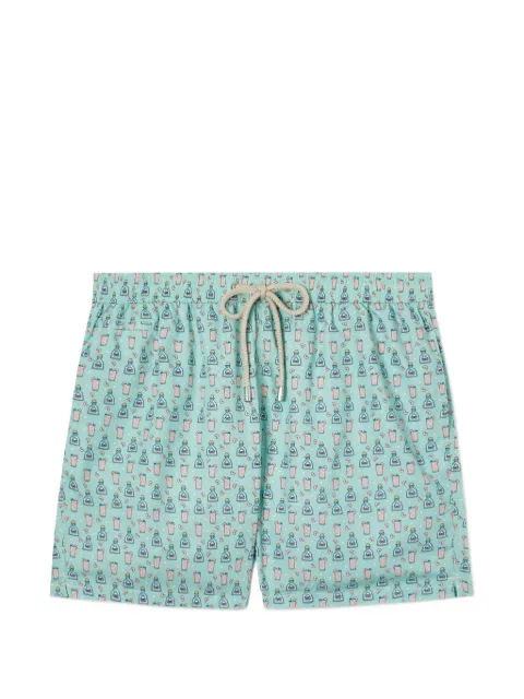 MC2 Saint Barth cocktail print swim shorts