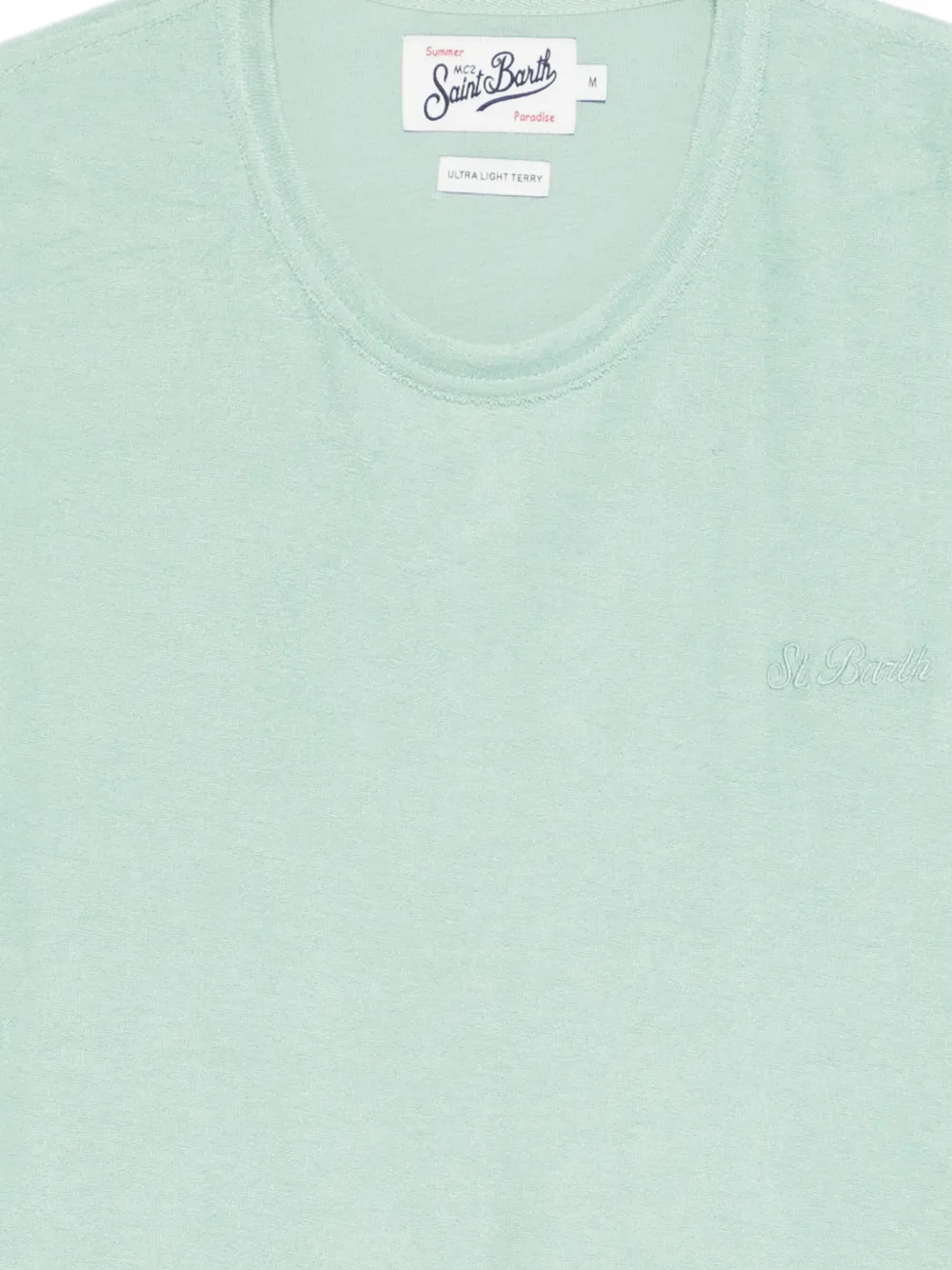 MC2 Saint Barth T-shirt met geborduurd logo Groen