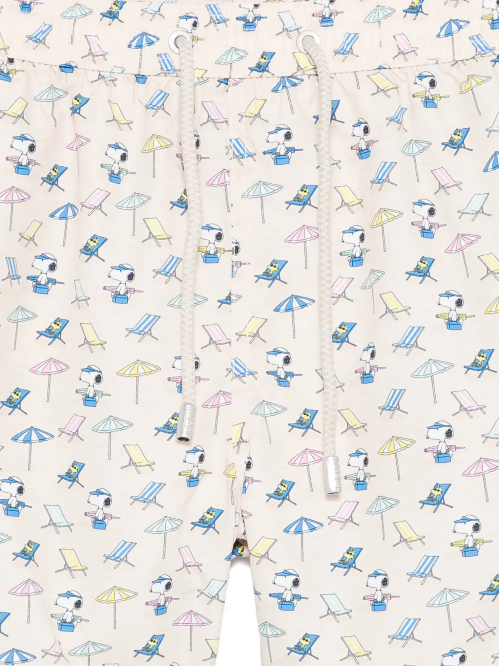  Mc2 Saint Barth Drawstring Printed Swim Shorts - Neutrals 
