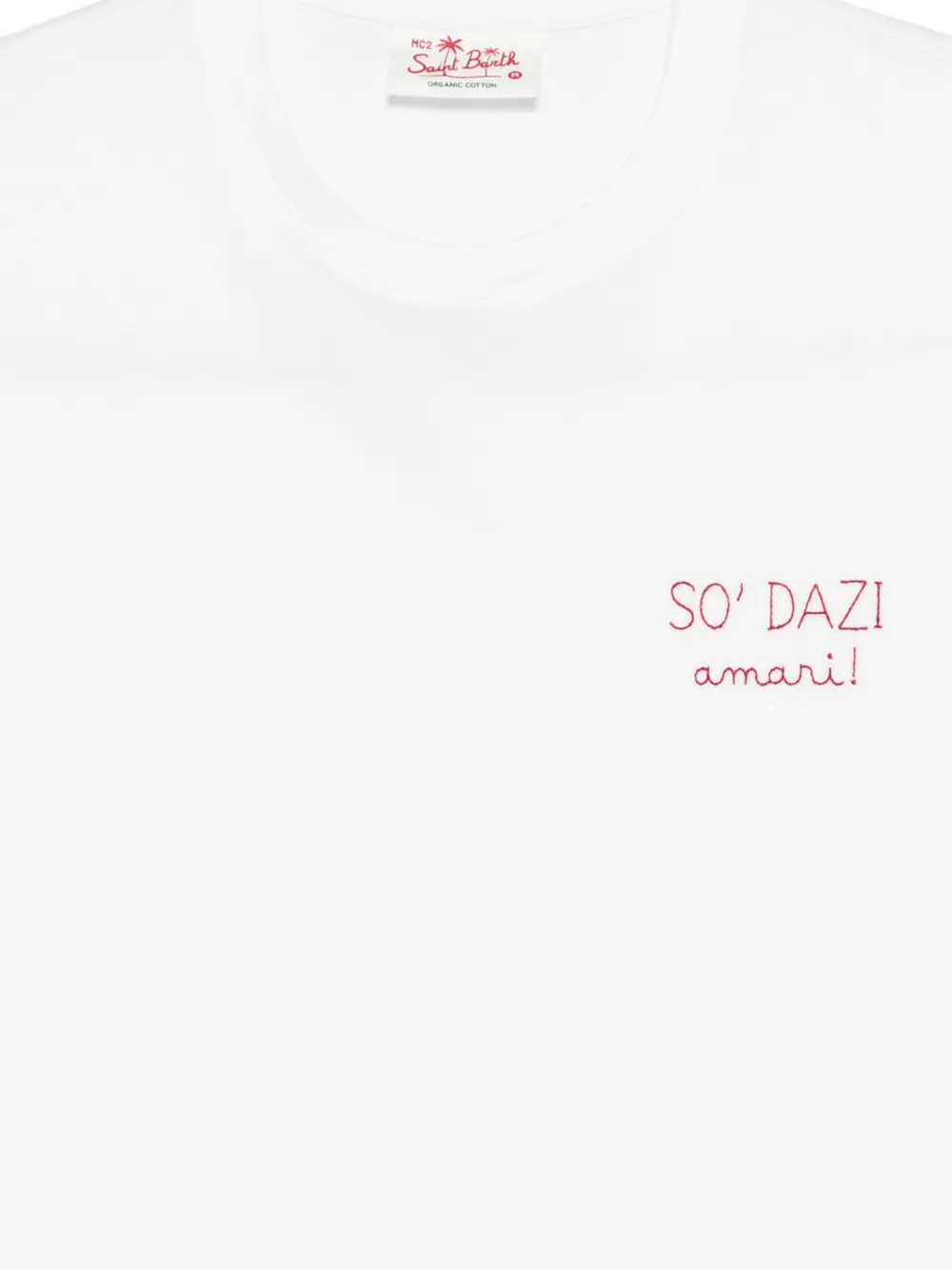  Mc2 Saint Barth Embroidered T-shirt - White 