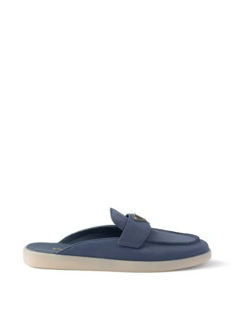 Prada nubuck mules