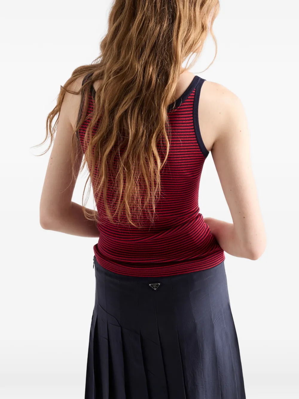 Prada Zijden tanktop Rood
