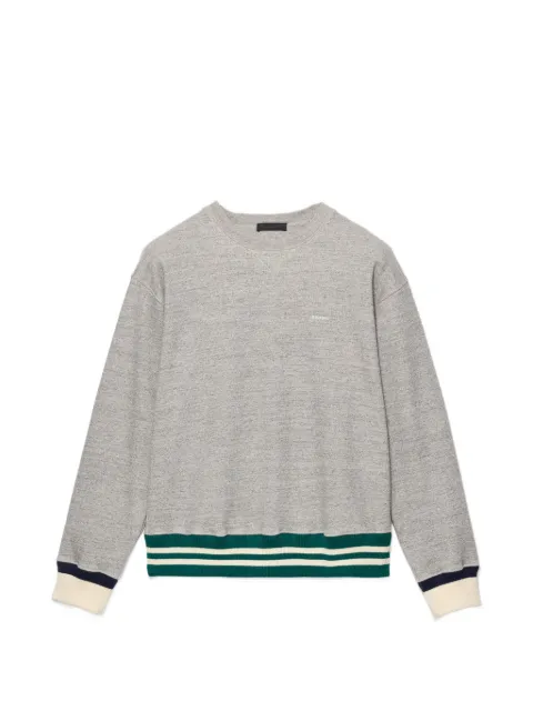 Prada cotton fleece sweatshirt