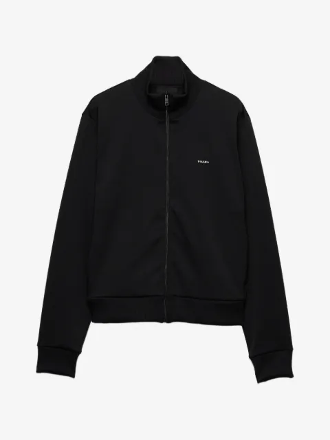 Prada chamarra estilo blouson de tejido técnico