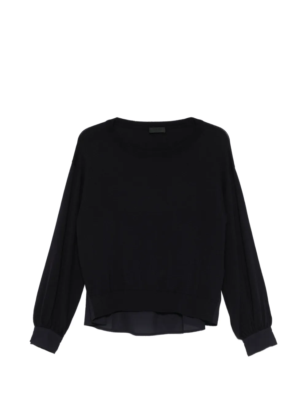 LIU JO crystal-embellishment sweater - Nero