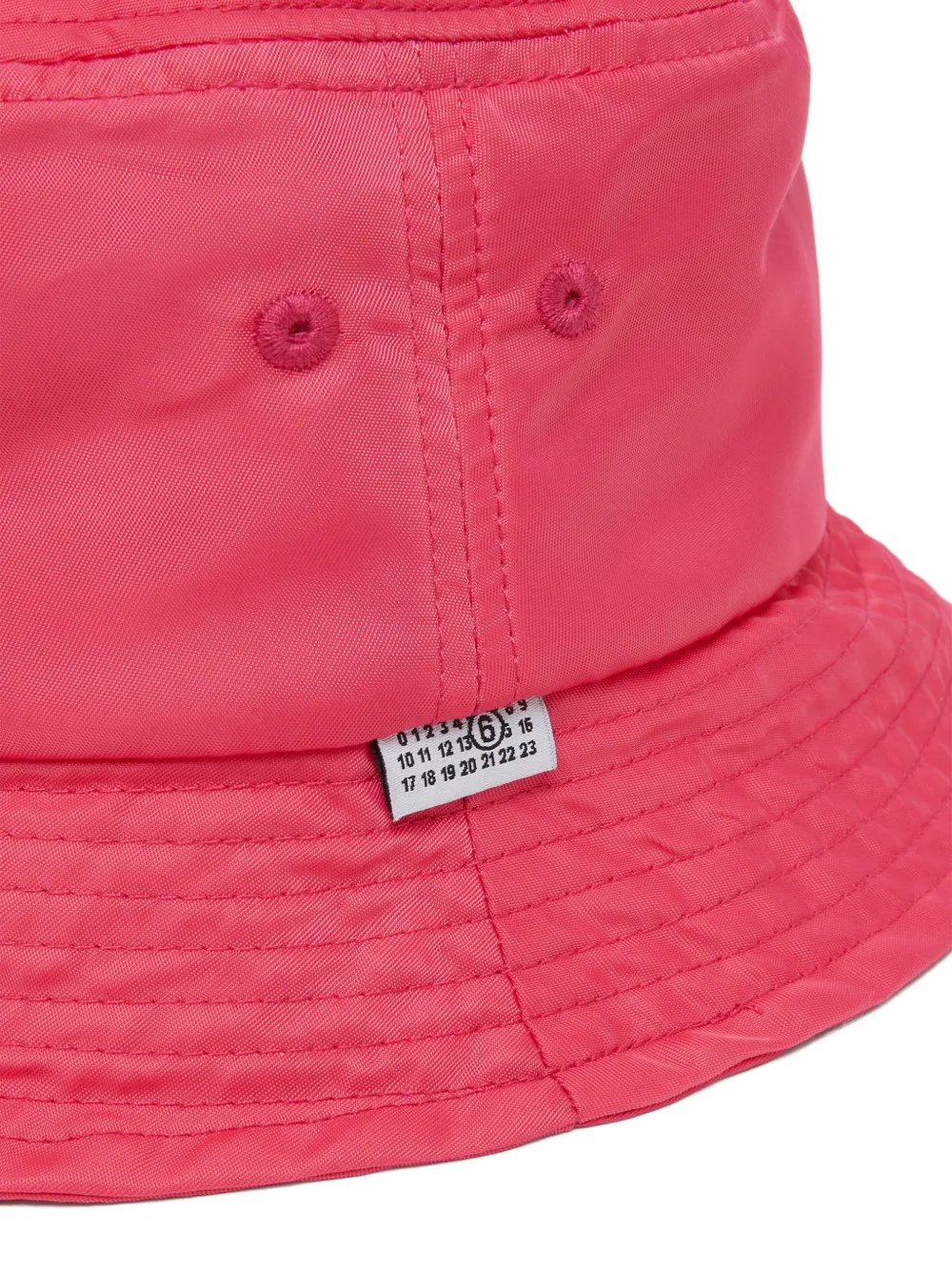 MM6 Maison Margiela Vissershoed met gestikte rand Roze