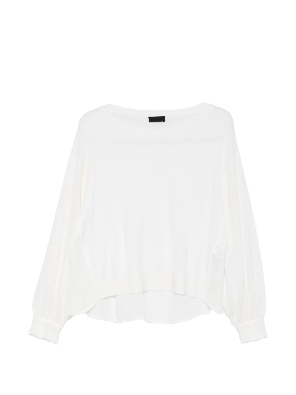 LIU JO crystal-embellishment sweater - Bianco