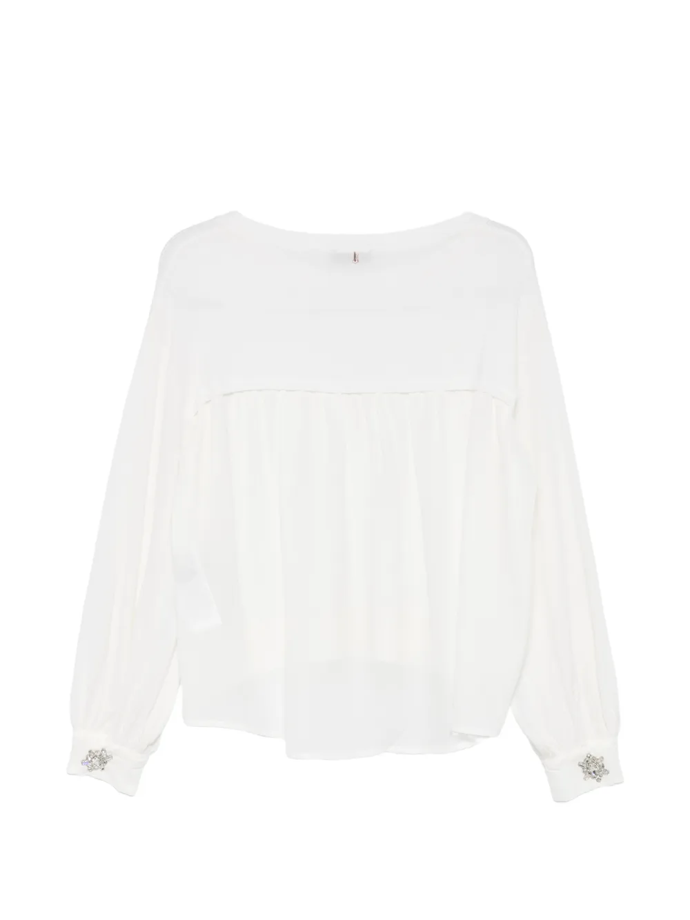  Liu Jo Crystal-embellishment Sweater - White 
