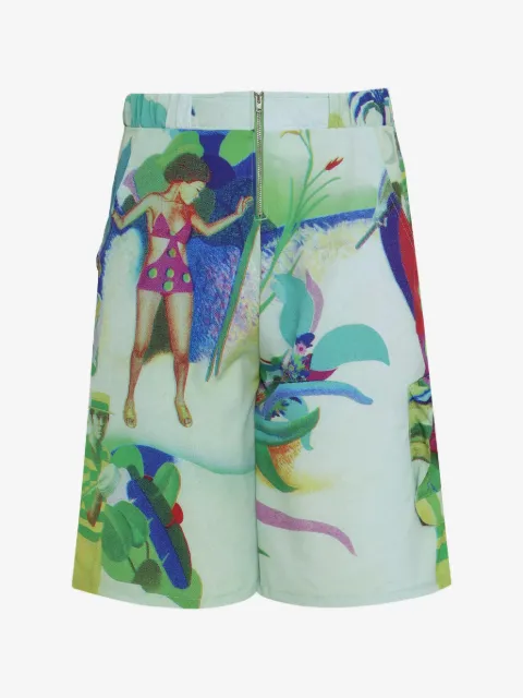 Amir Slama printed cargo shorts