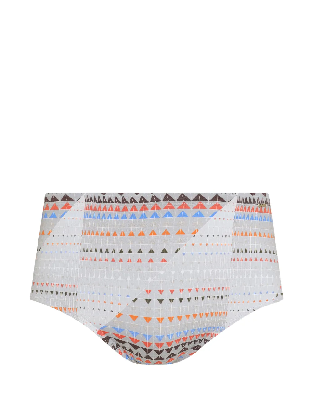 Amir Slama geometric-print swimming trunks - Grigio