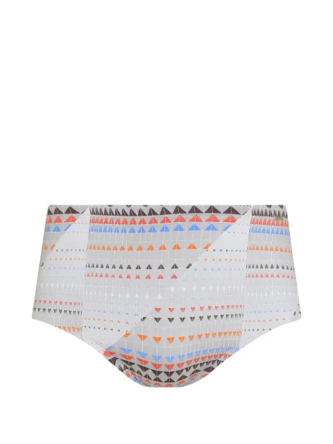 Amir Slama geometric-print swimming trunks