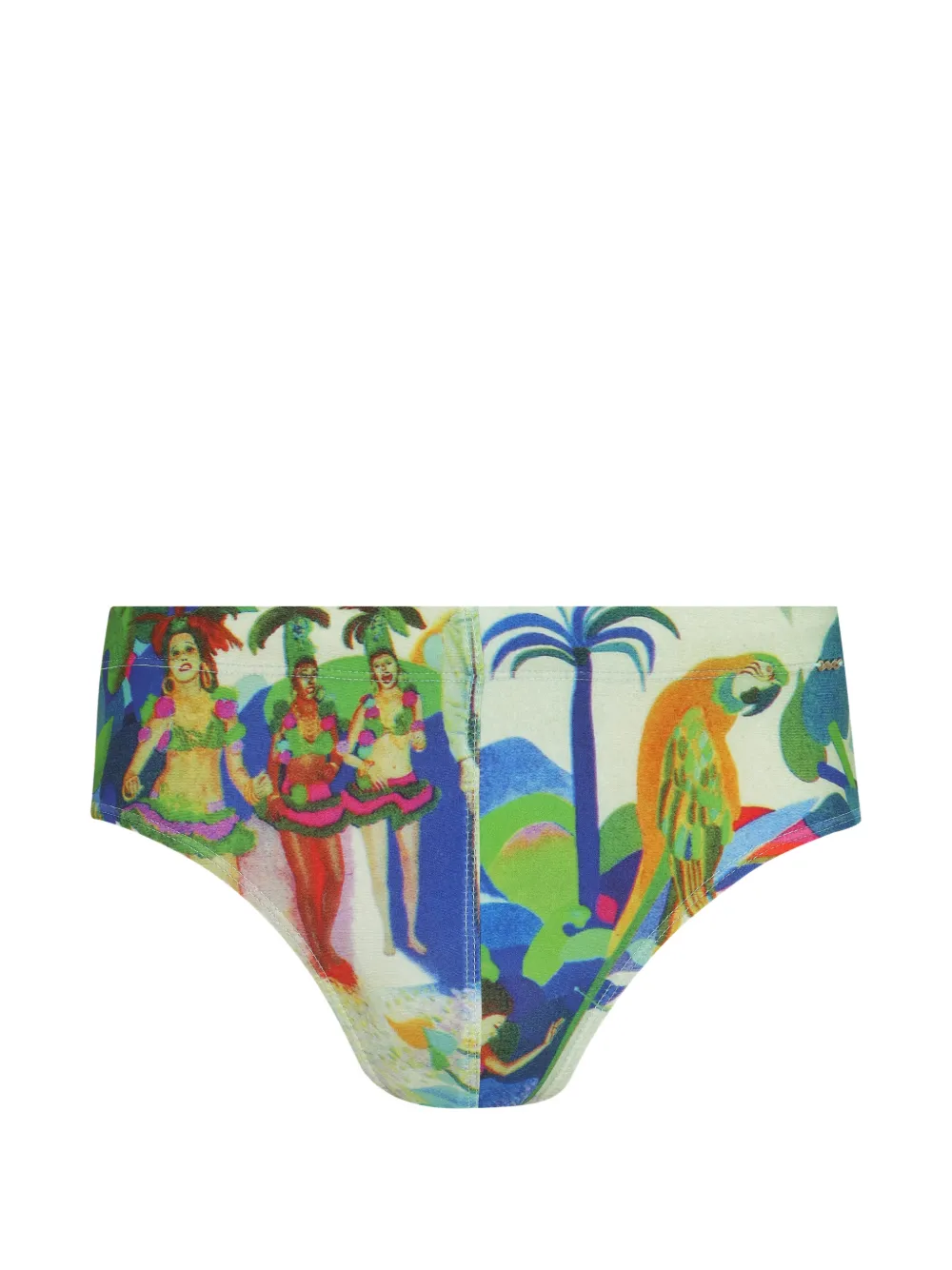 Amir Slama printed swimming trunks - Blu