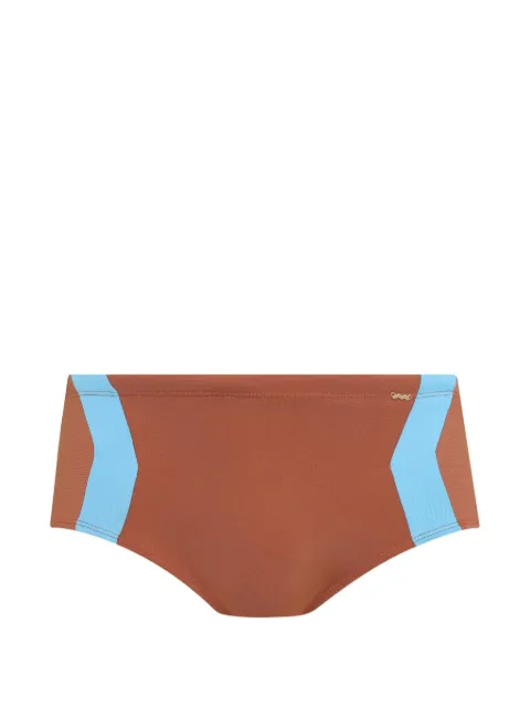 Amir Slama panelled swimming trunks