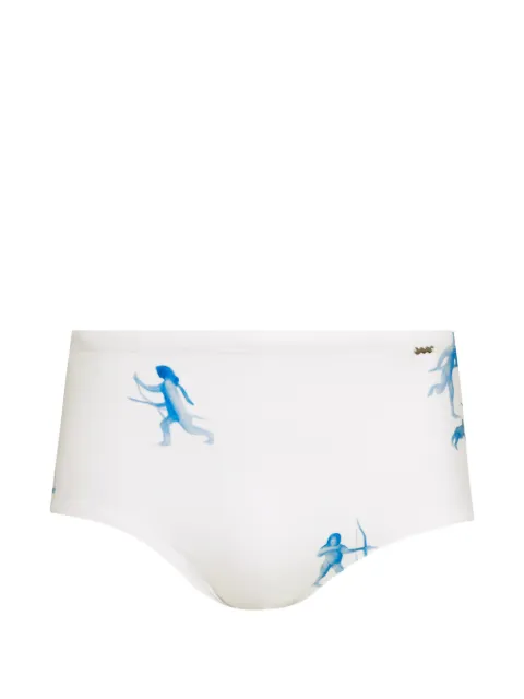 Amir Slama printed swimming trunks