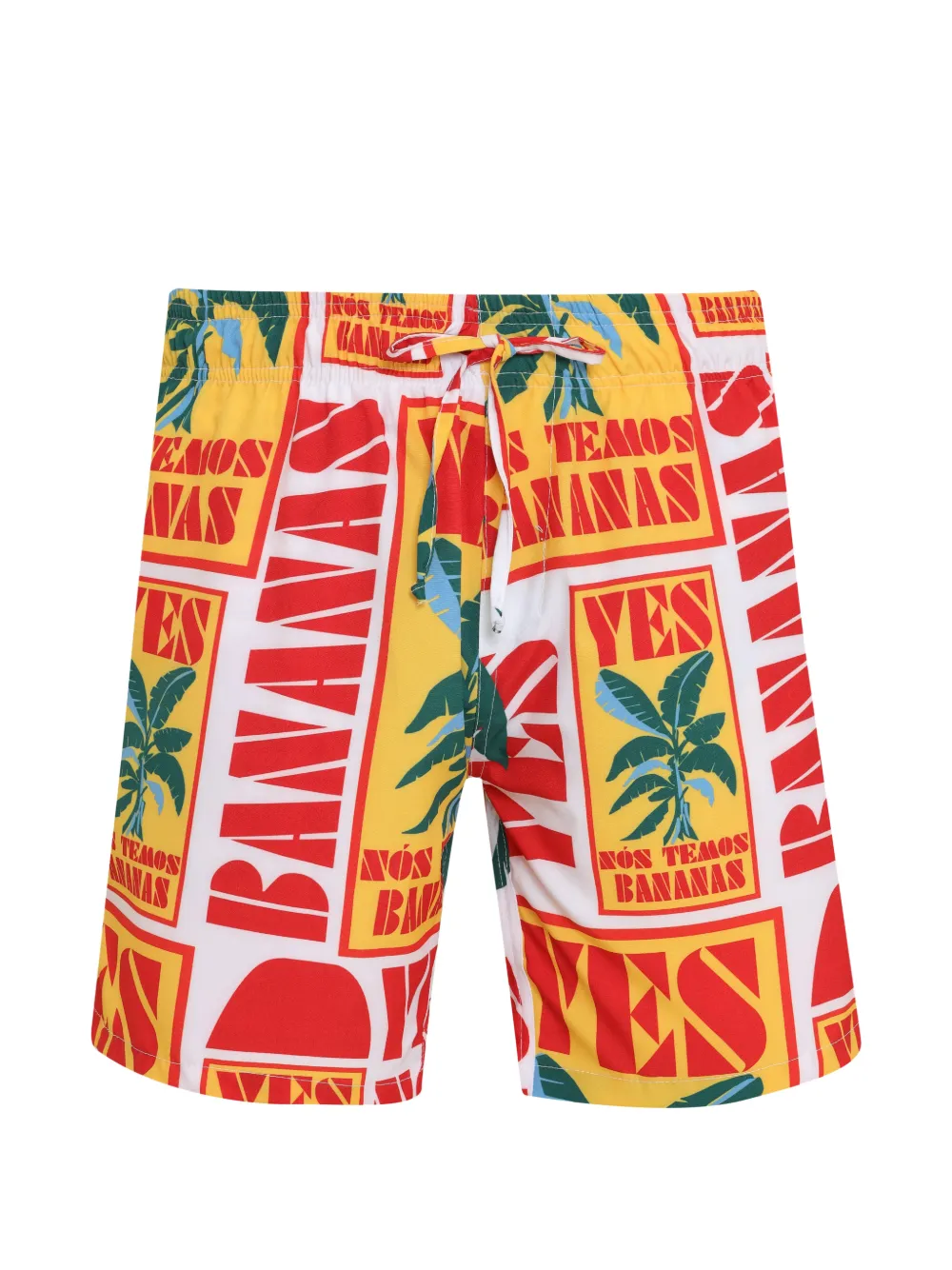 Amir Slama graphic-print deck shorts - Giallo