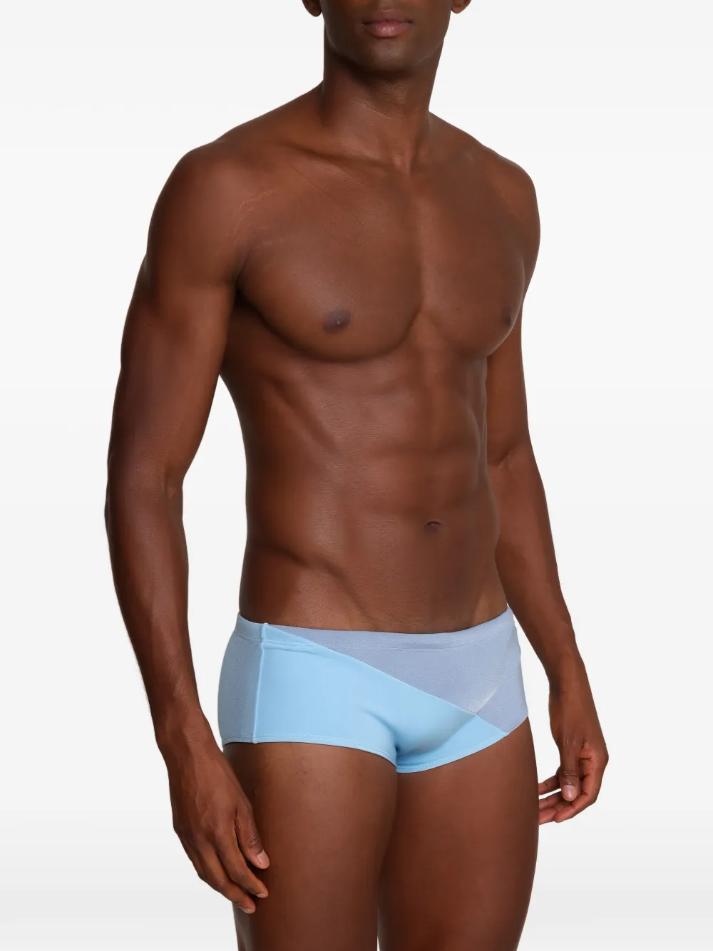 Amir Slama Zwembroek met colourblocking Blauw