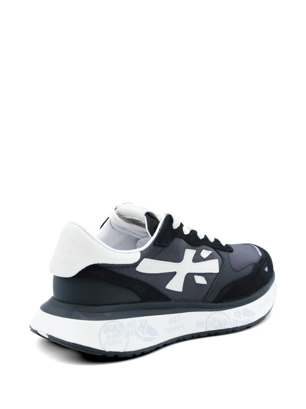 Premiata Lauryn suède sneakers met logo Blauw