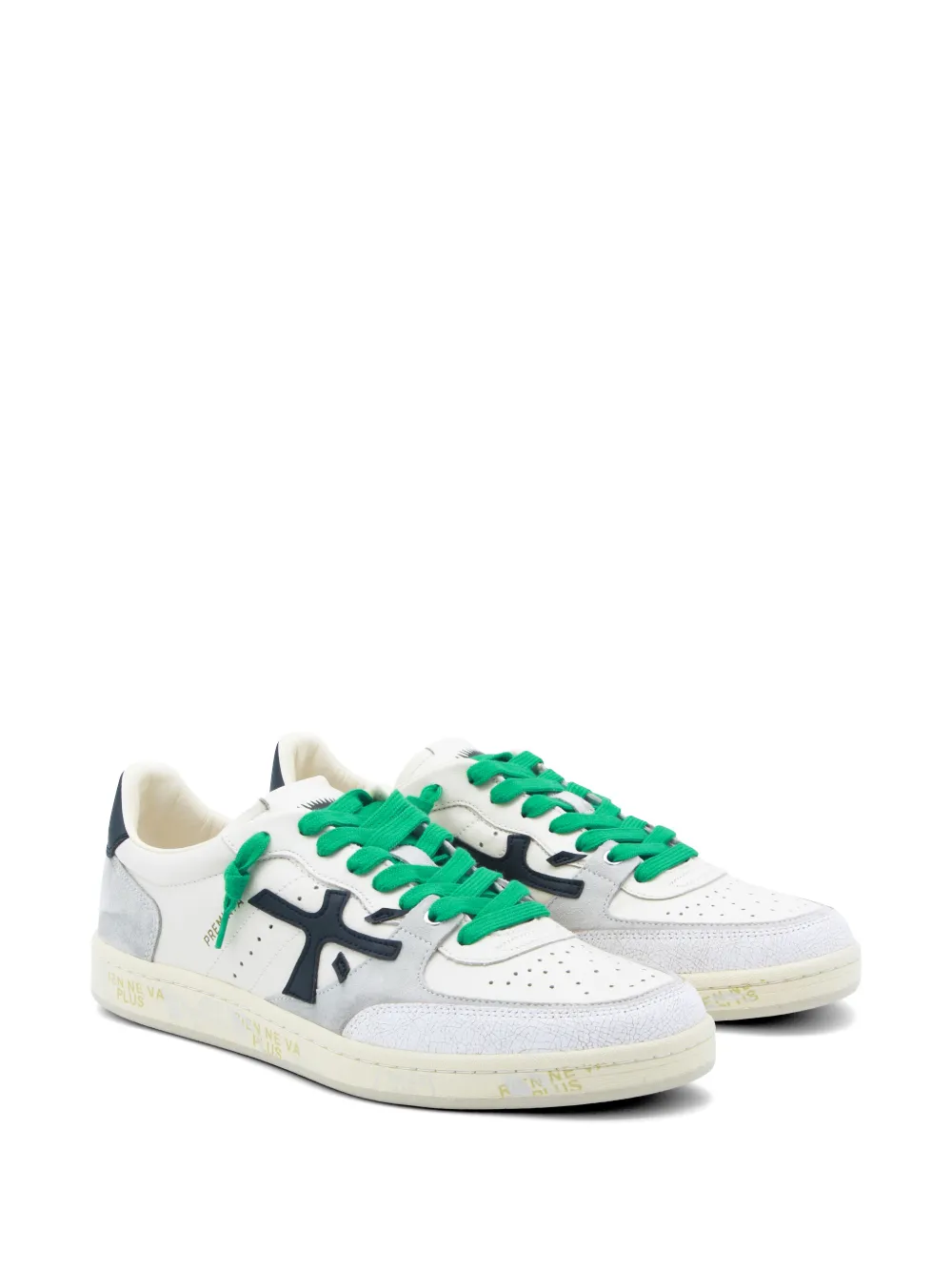 Premiata Clay sneakers met applicatie Beige