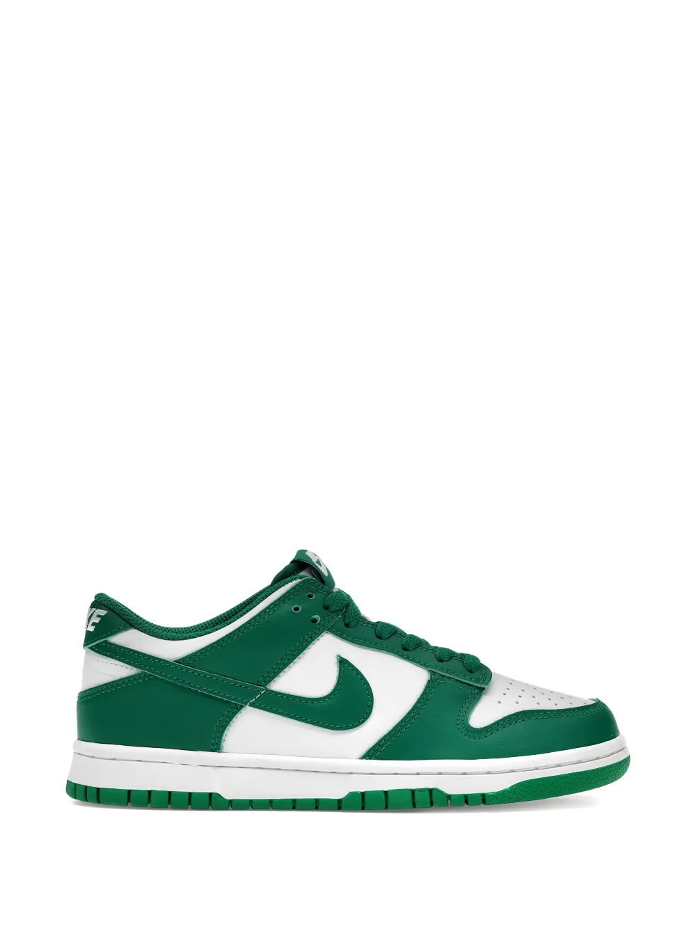 Nike Kids Dunk Low lace-up sneakers Groen