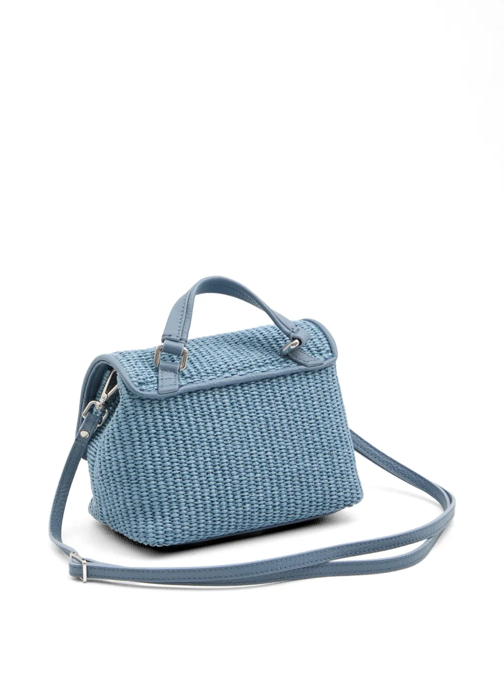 Zanellato Postina Vimini Tote Bag - Blue 
