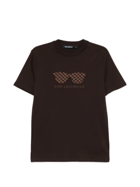 Karl Lagerfeld sunglasses graphic T-shirt