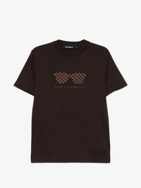 Karl Lagerfeld sunglasses graphic T-shirt