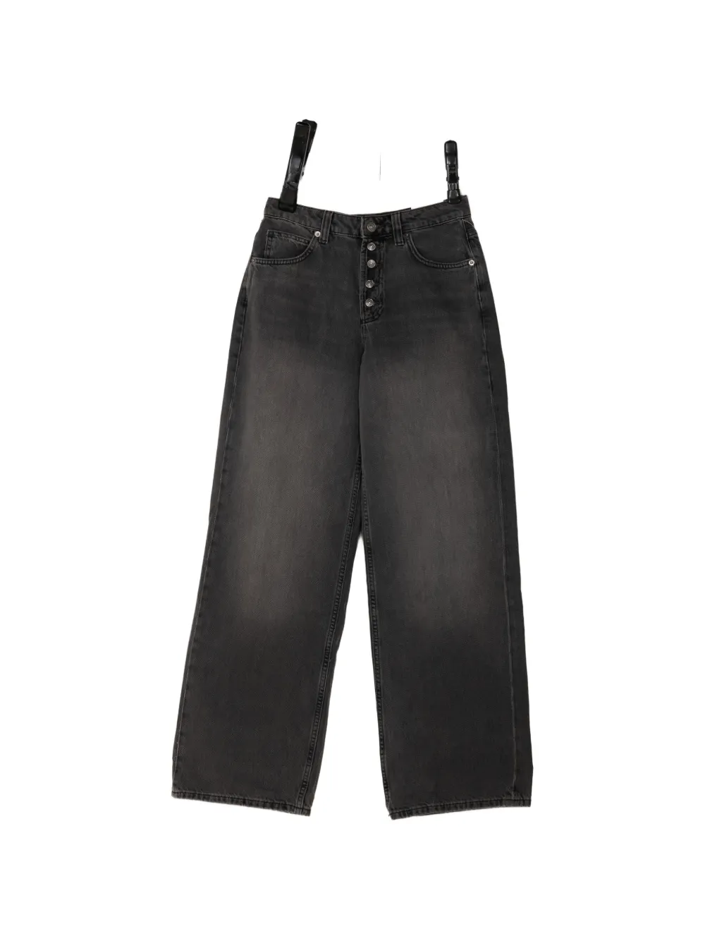 Free People Nia button-fastening jeans - Grigio