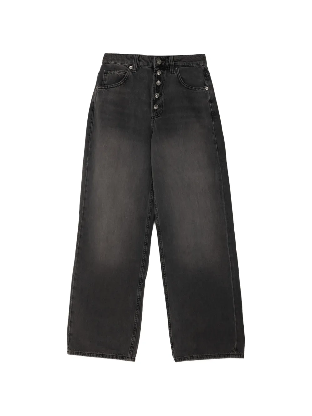 Free People Nia button-fastening jeans - Grigio