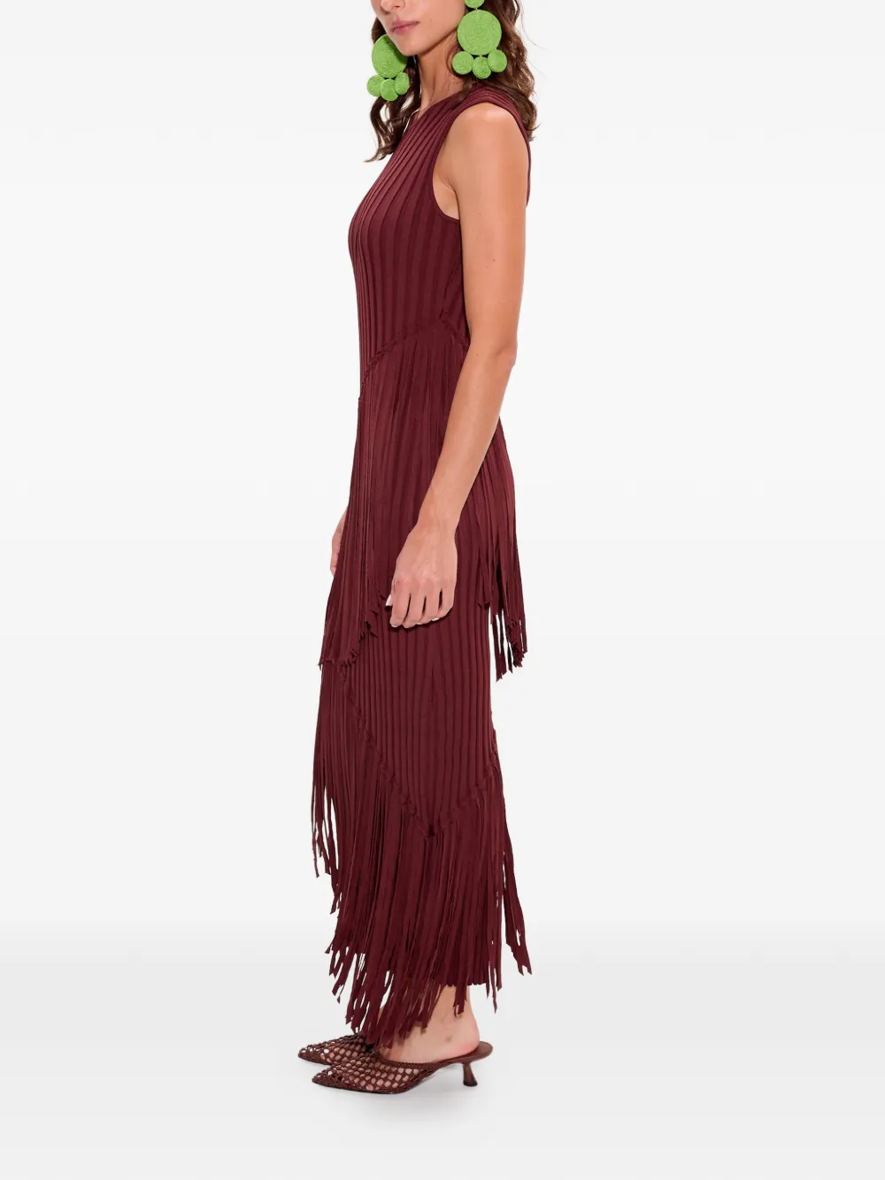  Simon Miller Spiral Knit Dress - Brown 