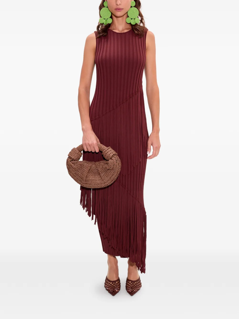  Simon Miller Spiral Knit Dress - Brown 