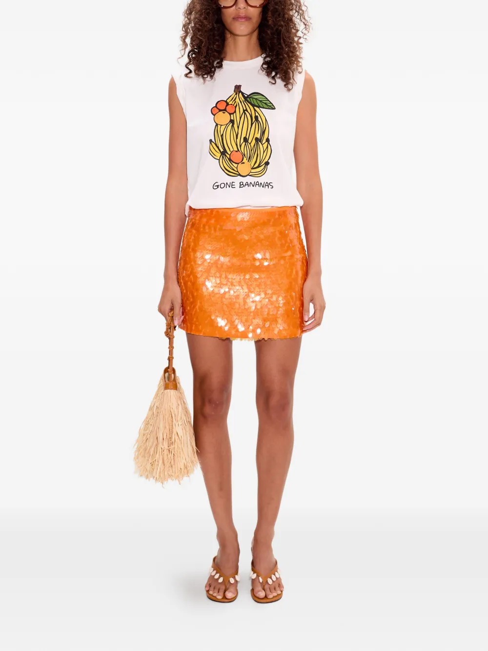 Simon Miller Dizzy mini-rok Oranje