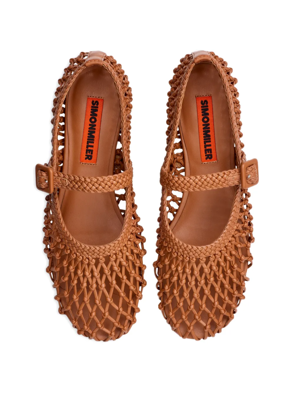 Simon Miller Riad ballerina's met geknoopt detail Bruin