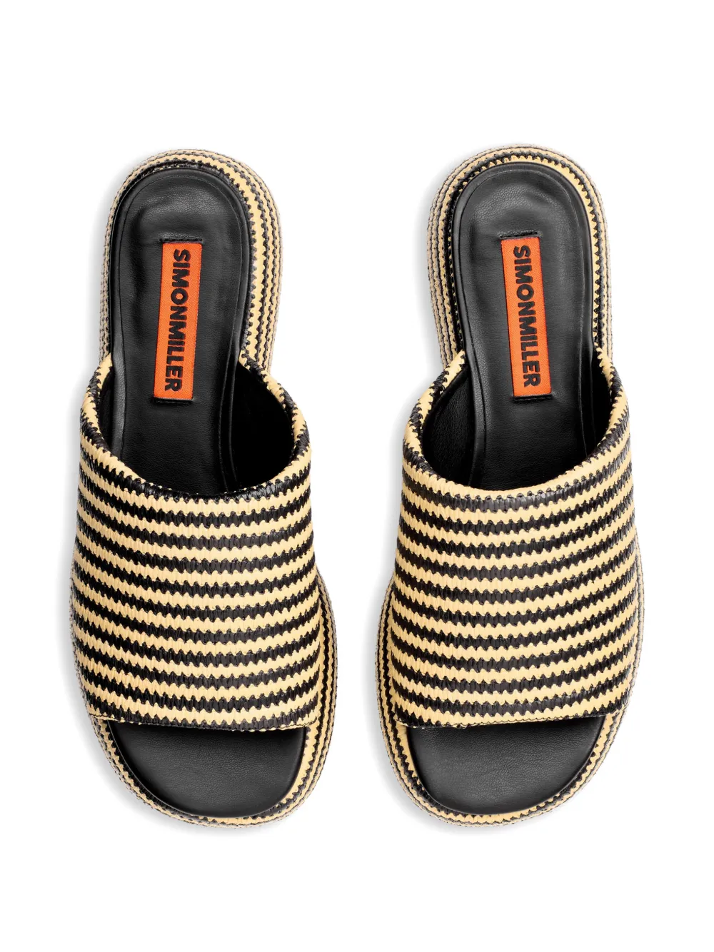 Simon Miller Sandalen met ronde neus Zwart