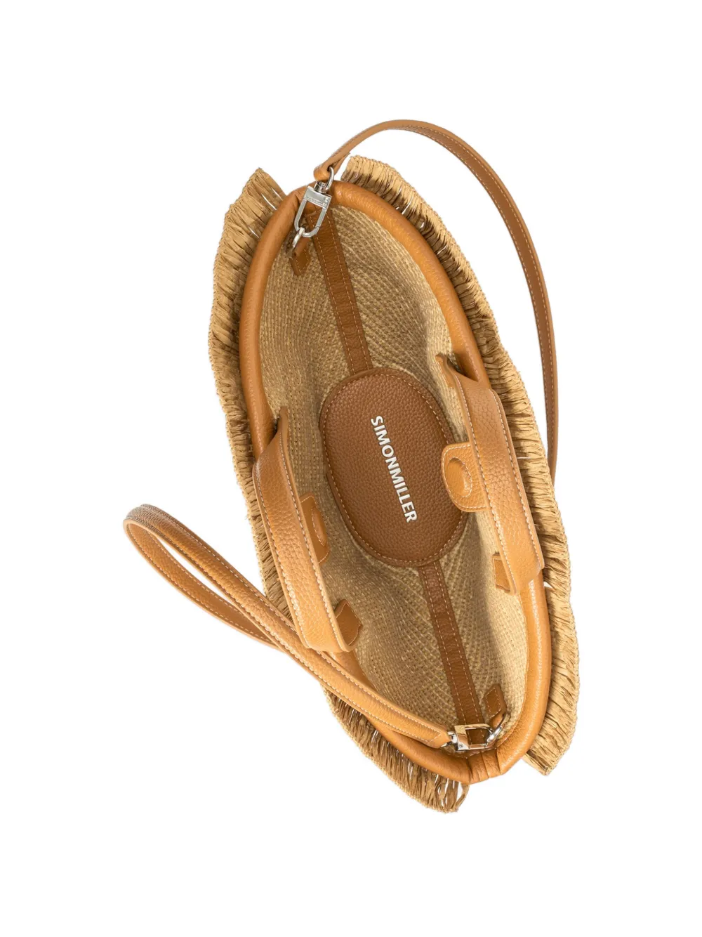  Simon Miller Mini Fan Mercado Bag - Neutrals 