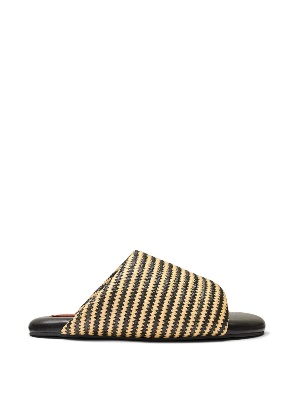 Simon Miller Stripe Bubble Sandals In Brown