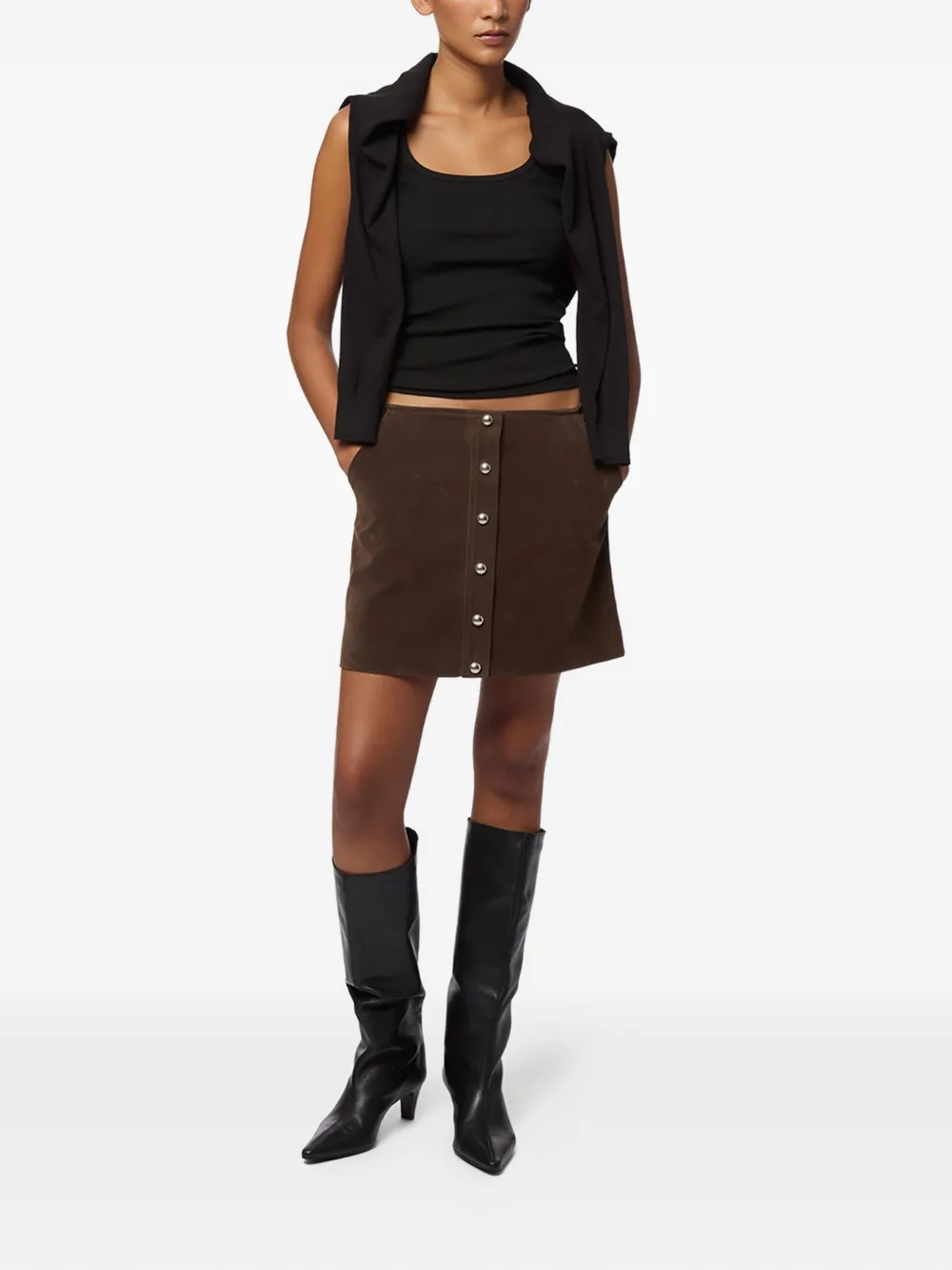 Apparis Ella mini-rok Bruin