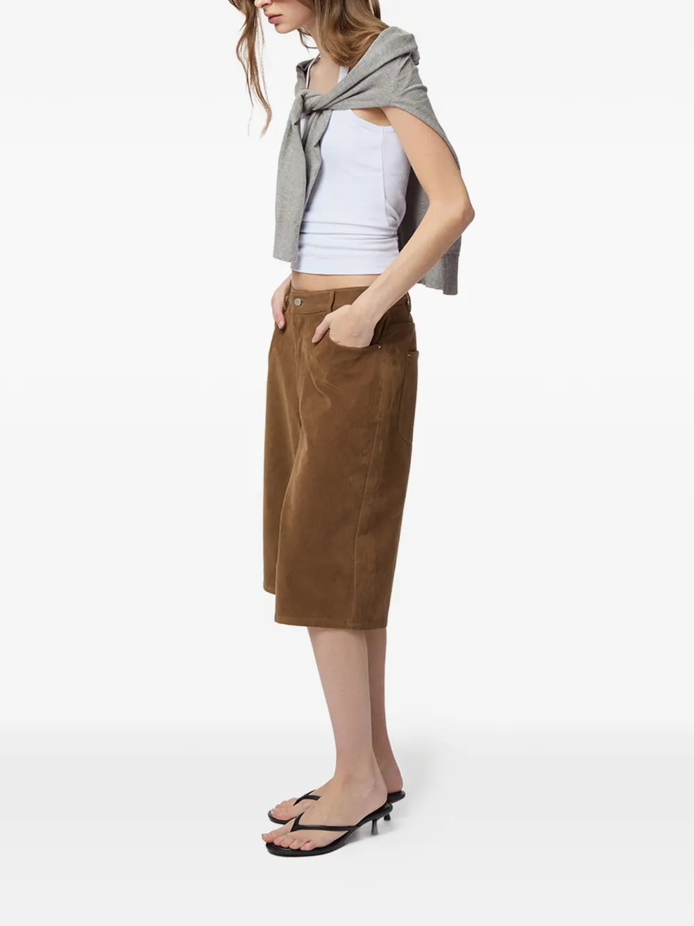  Apparis Ren Bermuda Shorts - Brown 