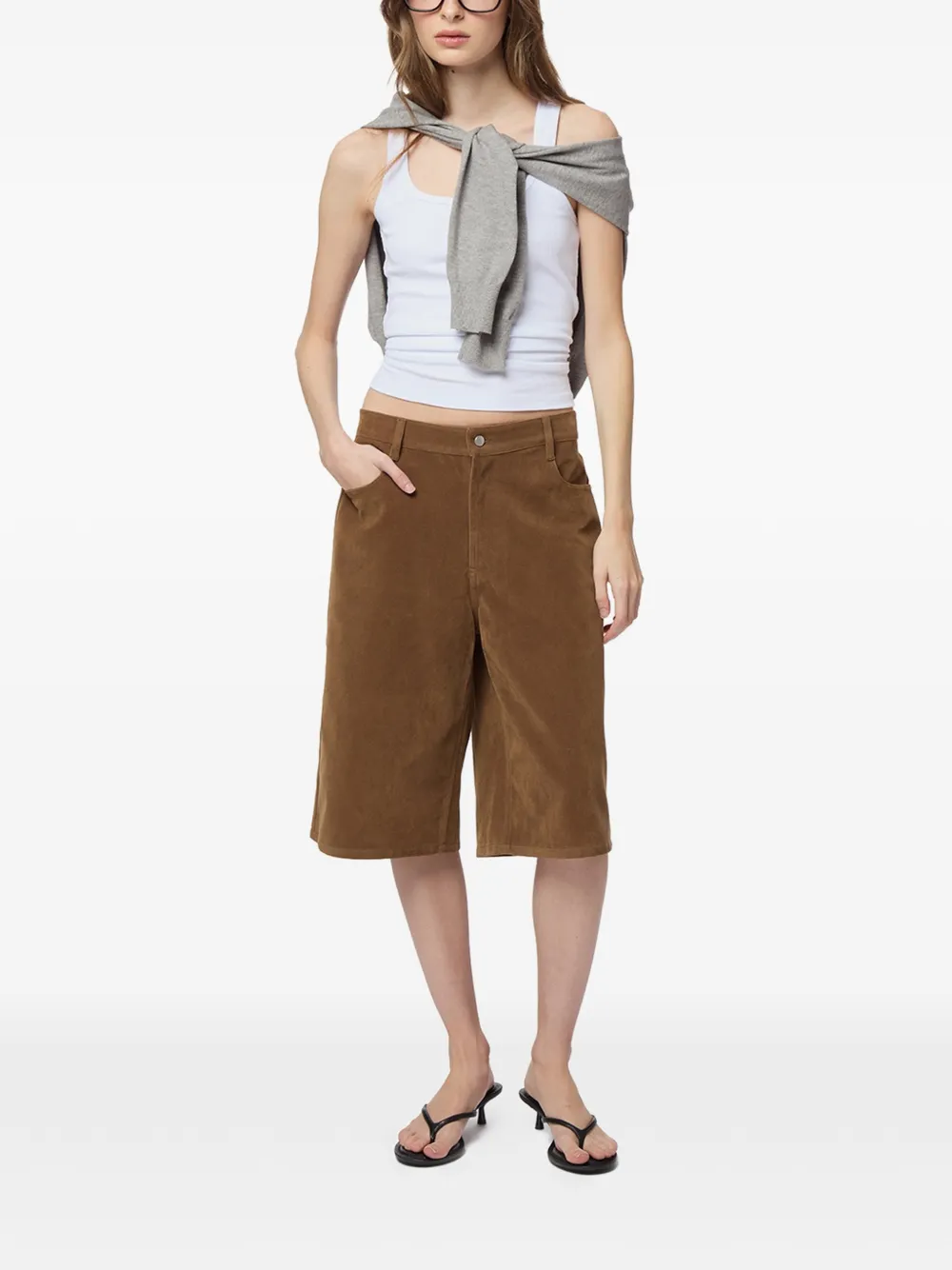  Apparis Ren Bermuda Shorts - Brown 