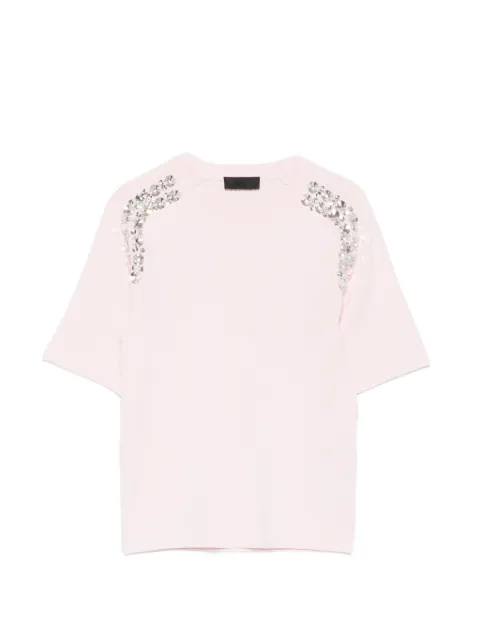 LIU JO crystal-embellishment T-shirt