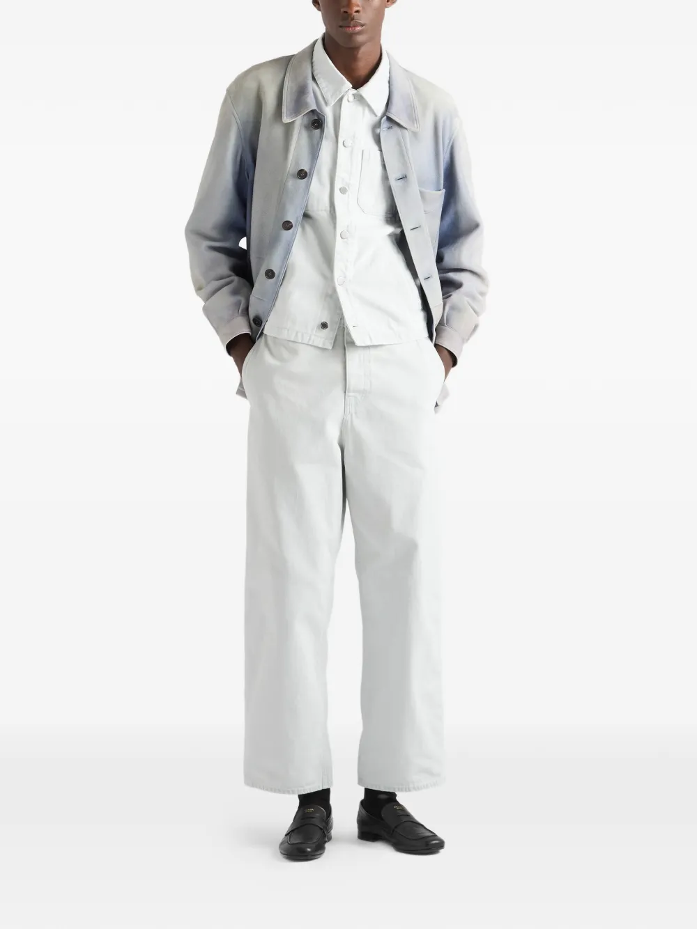 Prada regular bleached denim jeans | Regular & Straight-Leg Jeans