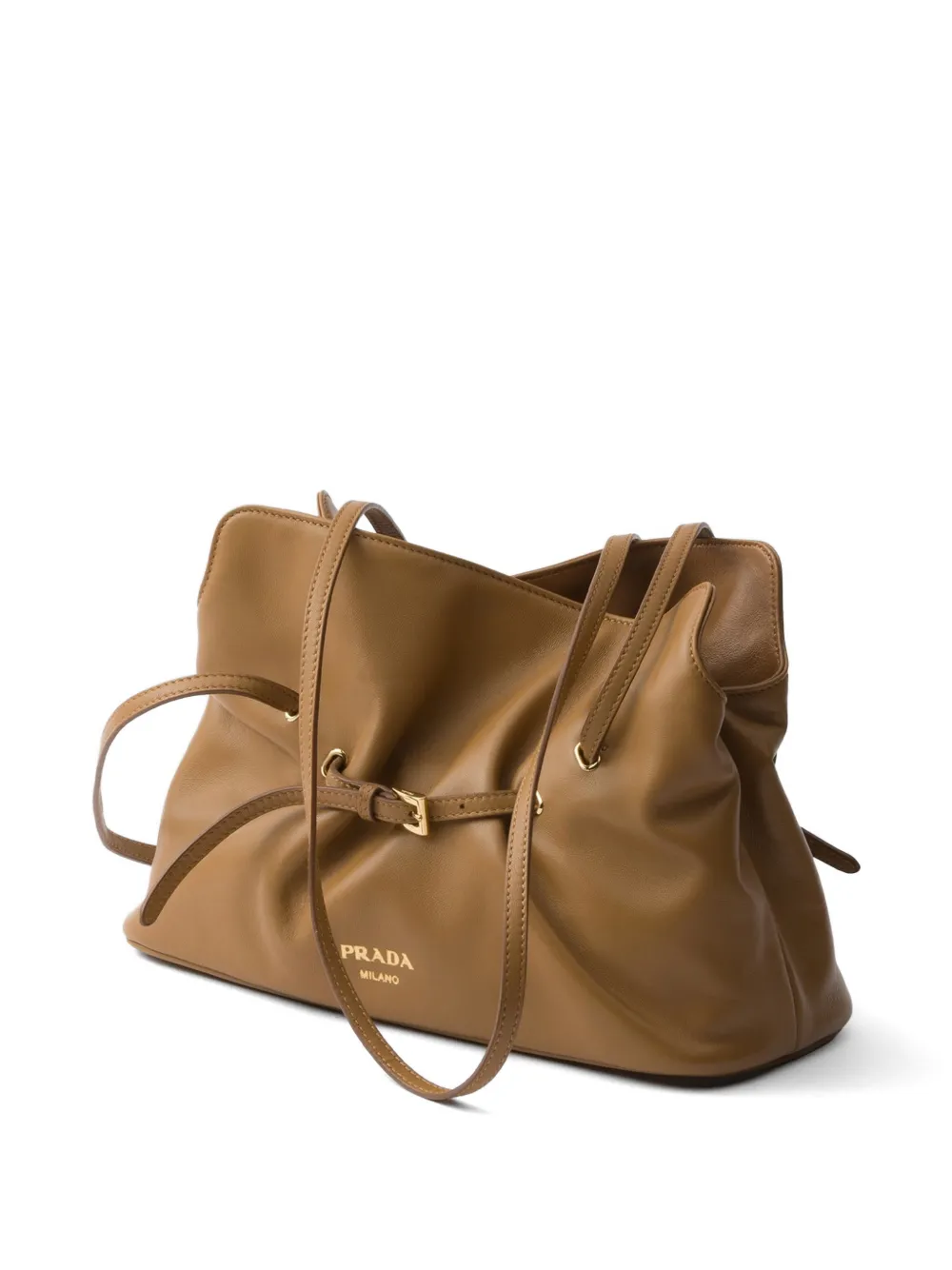 Prada Dada kleine tas van nappaleer Beige