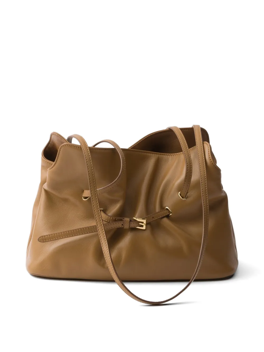 Prada Dada kleine tas van nappaleer Beige