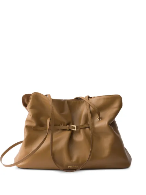 Prada Dada large nappa leather tote bag
