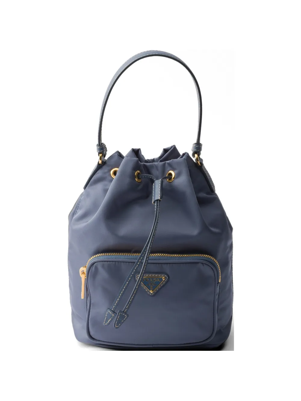 Prada Duet Re-Nylon bucket bag - Blu
