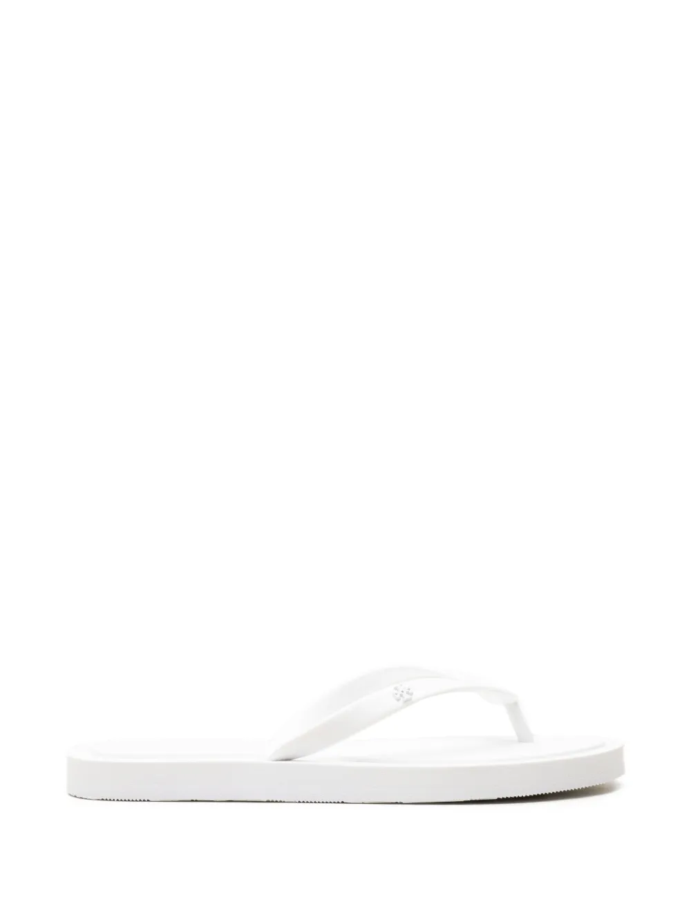 Tory Burch logo-plaque slides - Weiß