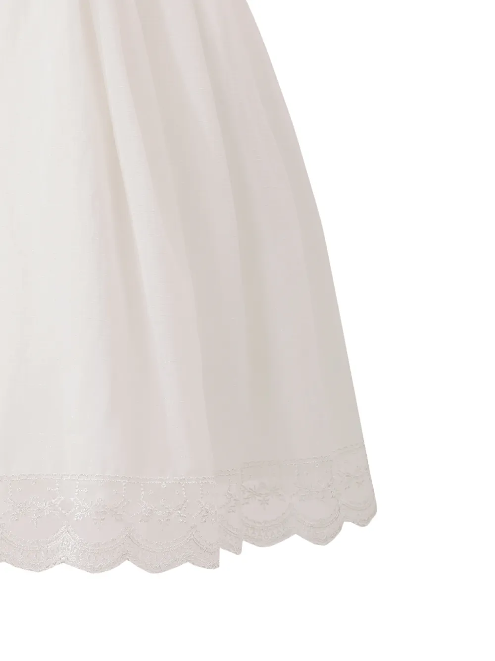 Tulleen Montessa jurk met kanten afwerking Wit