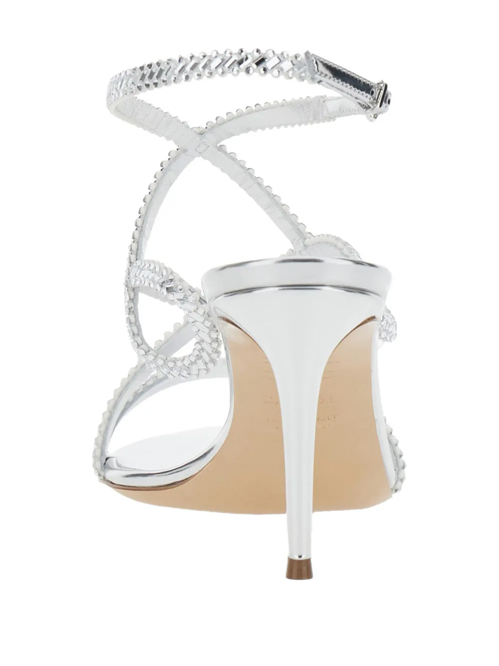 Casadei Josephine Julia sandalen met bandje Zilver