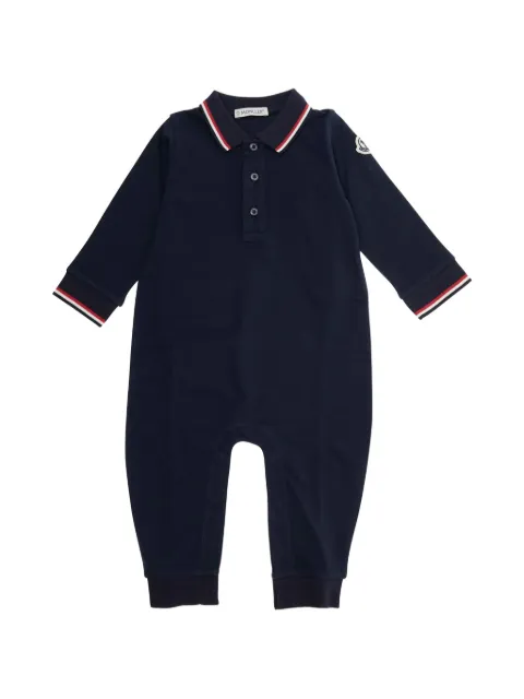 Moncler Enfant romper de piqué